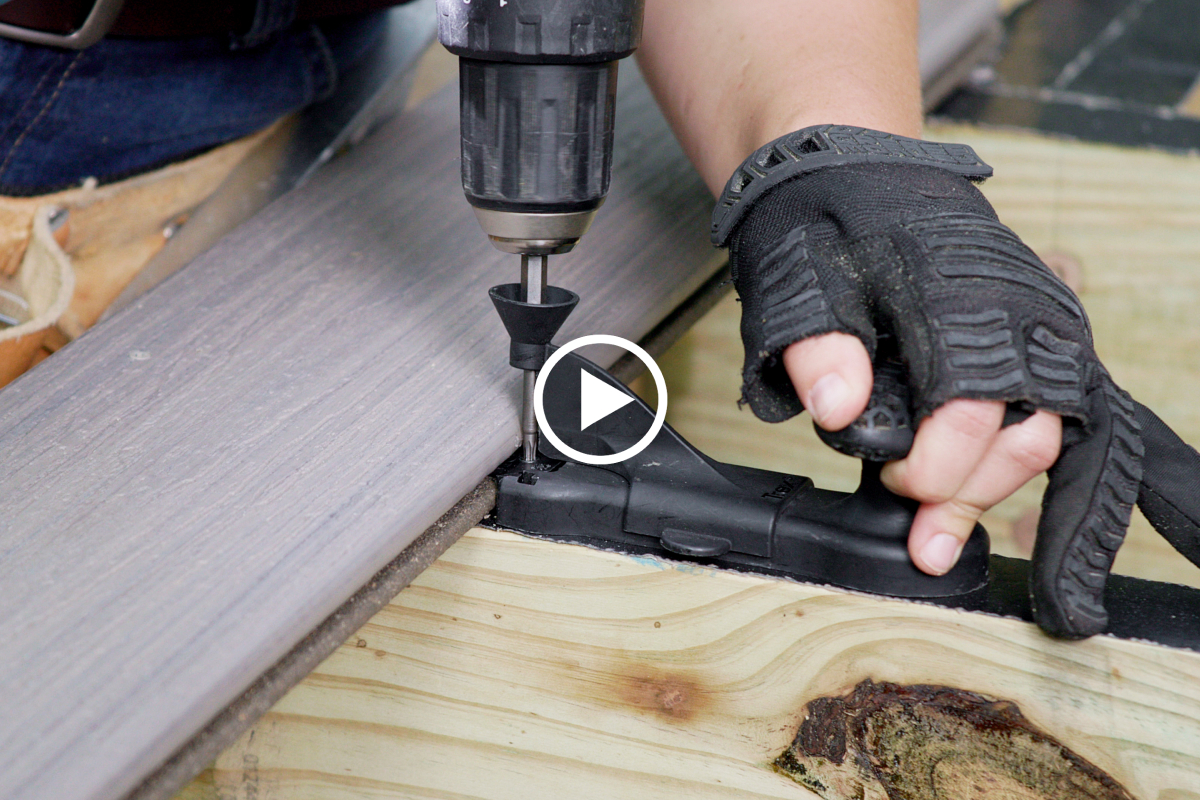 How to Fasten Trex Enhance Decking Trex