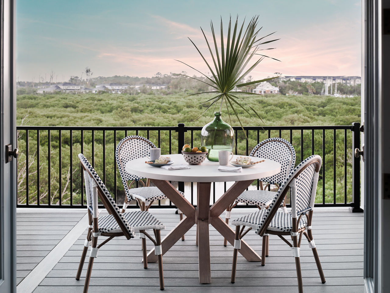 Chair on deck