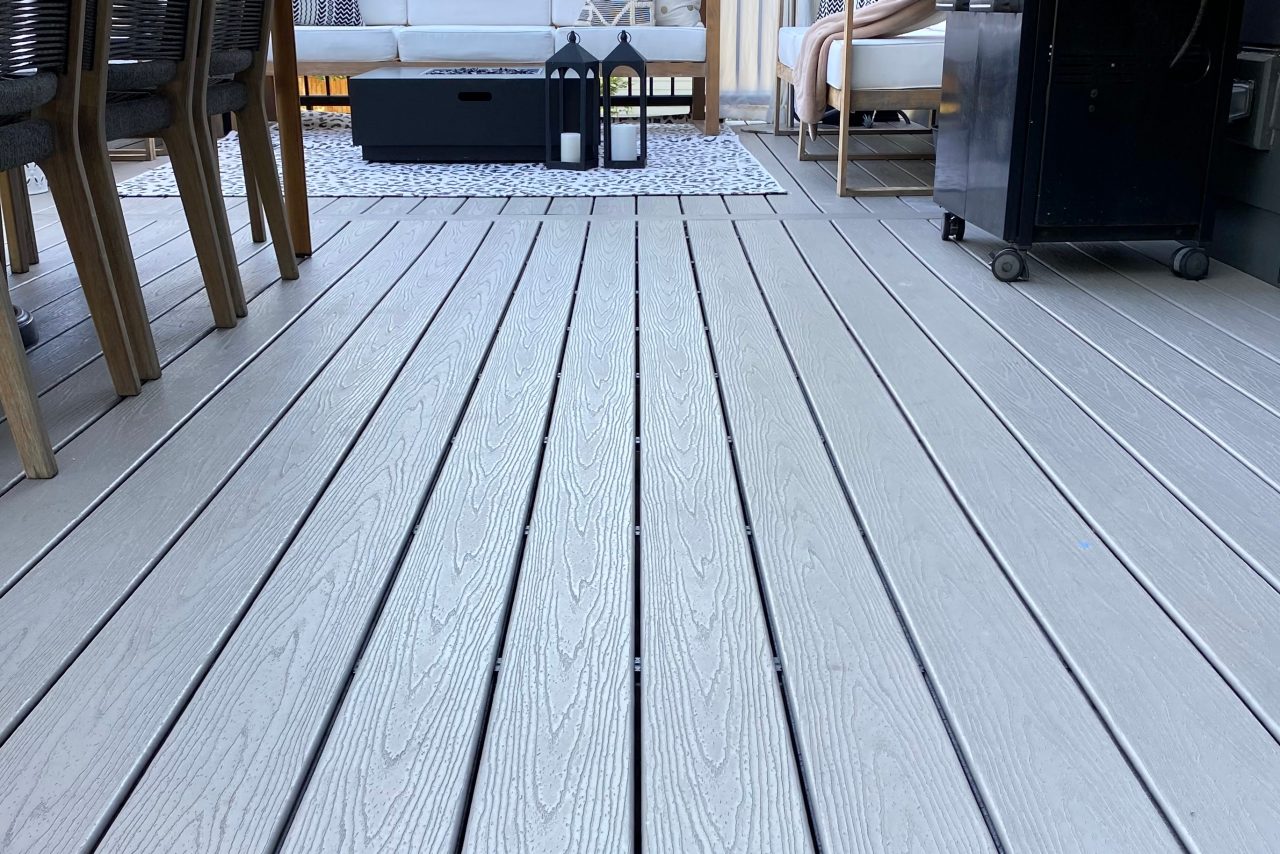 Backyard deck