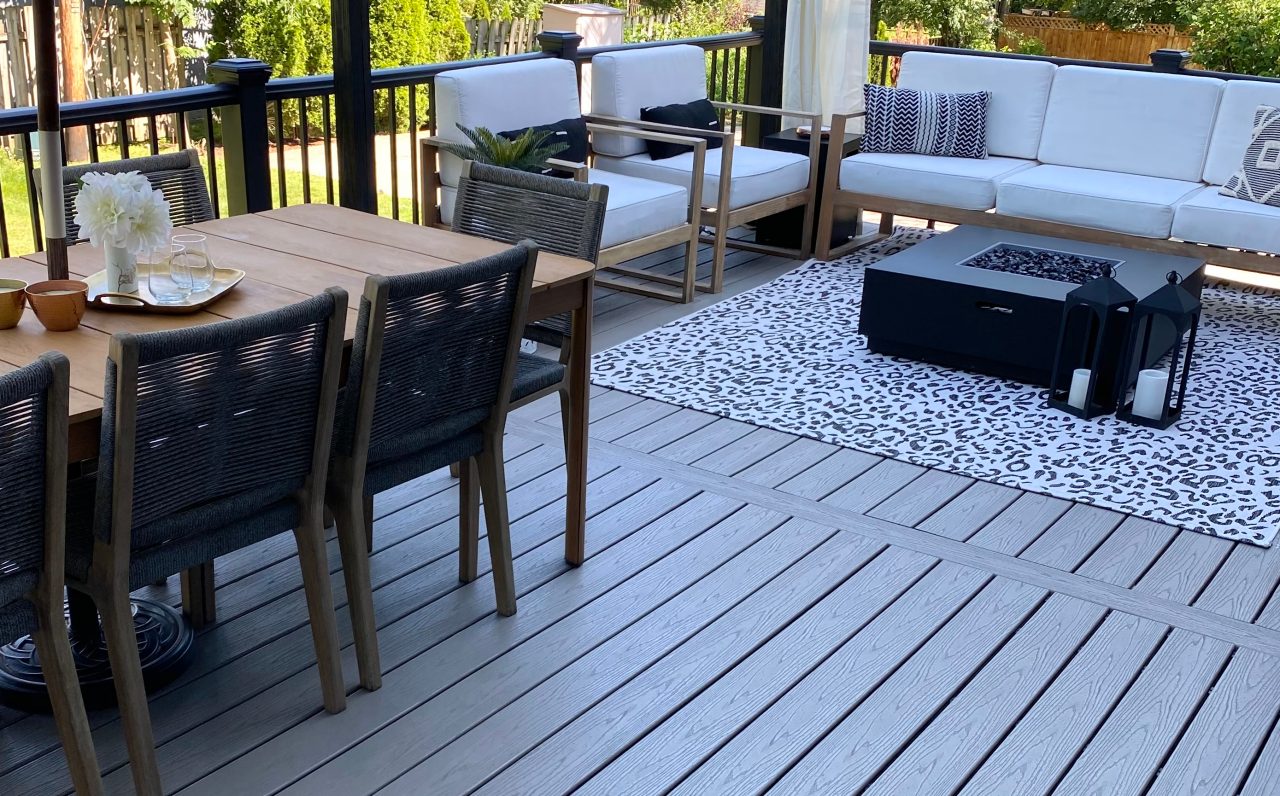 Backyard deck