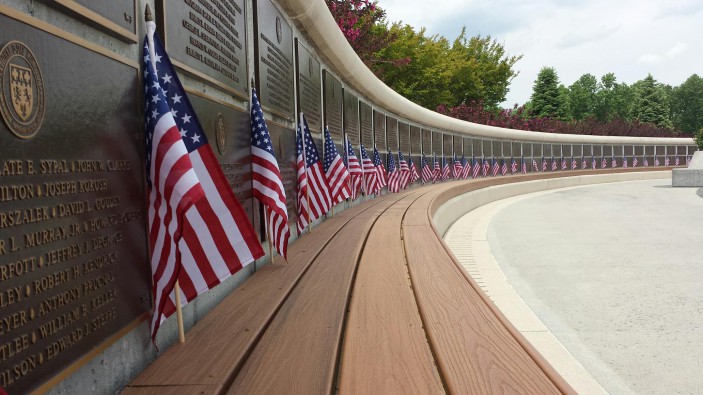 Trex donated Tiki Torch decking to the D-Day Memorial in Bedford, Va.