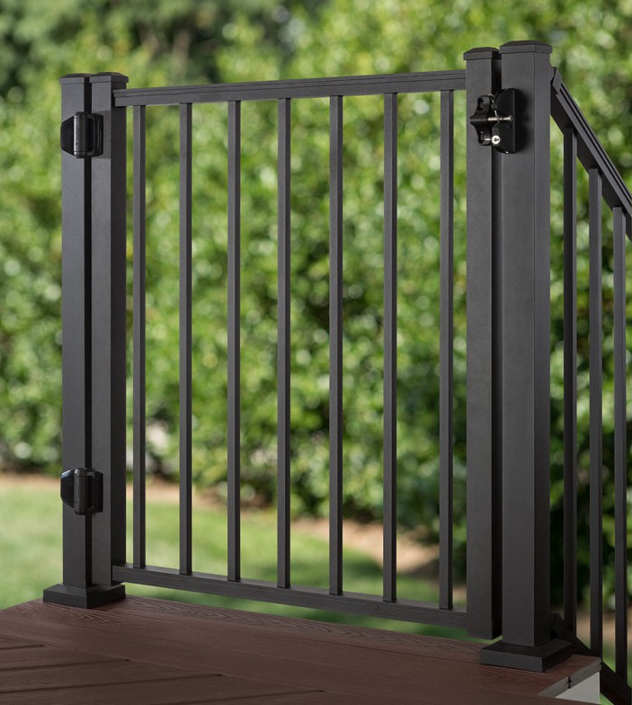 Trex's new aluminum gates add an extra level of safety, strength and accessibility for any outdoor space.