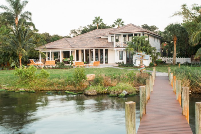 Trex Transcend decking is featured on the HGTV Dream Home 2016 balconies and dock.