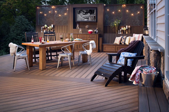 High-tech decks, such as this Transcend deck in Havana Gold, are all the rage with their lighting, music and TV screens.
