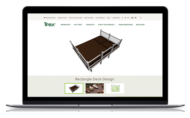 The new Trex Deck Designs make planning your deck build easier and faster.