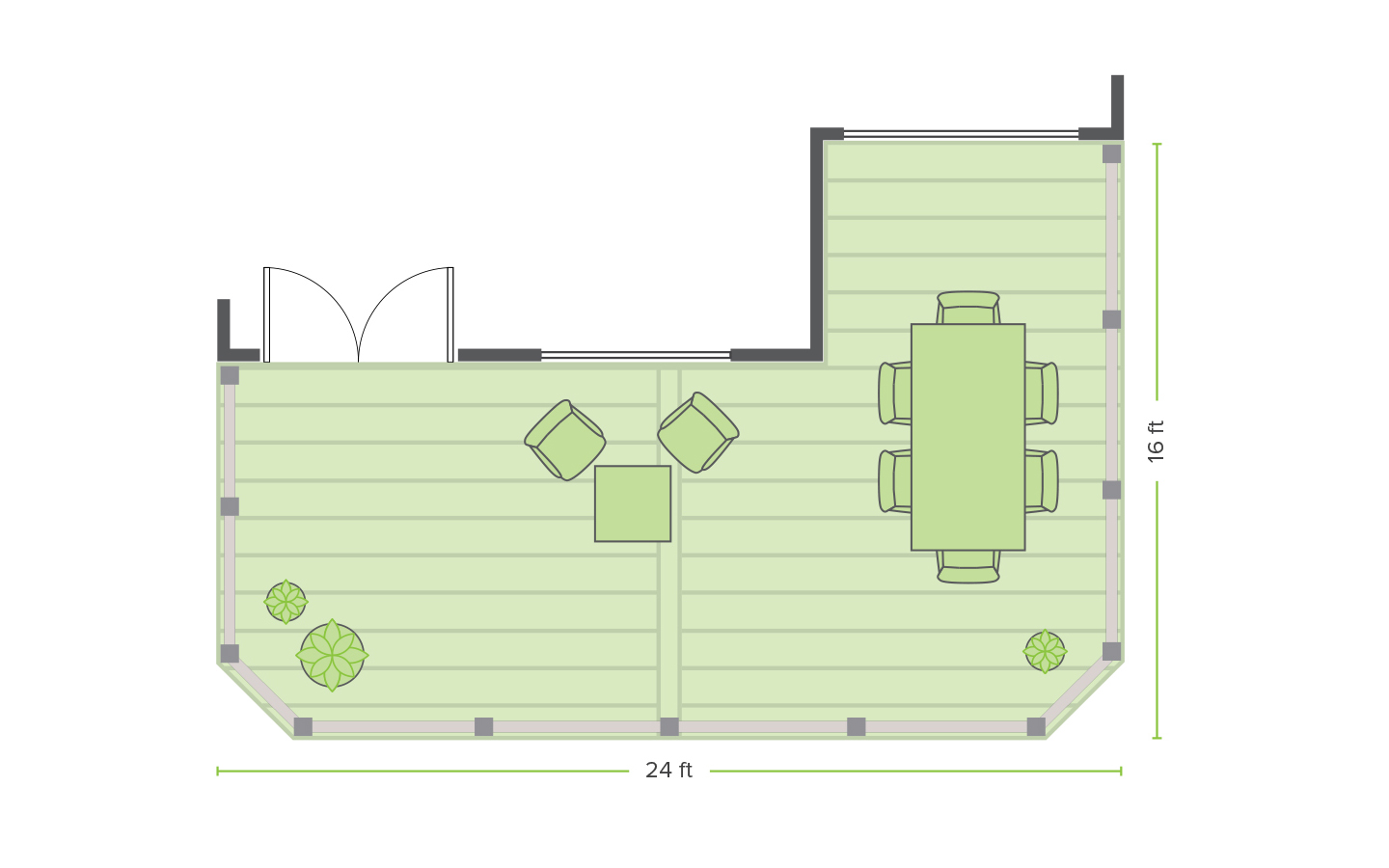 Beveled Edge Deck Design Plans Trex Beveled Edge Deck Design Plans Trex