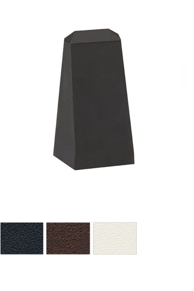 The aluminum Post Lamp can be installed on composite sleeves as well as 2.5-inch aluminum posts.