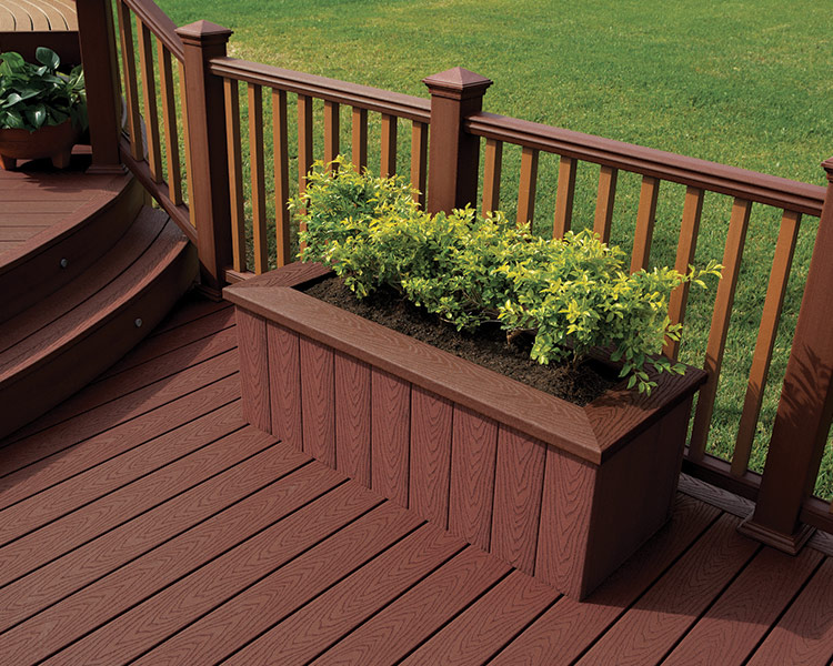 You do not need to sand stain or paint your composite decking Composite Decking Colors