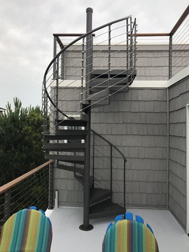 Trex Spiral Stairs Introduces New Multi Line Railing System Trex Spiral Stairs Introduces New, Spiral Staircase Outdoor